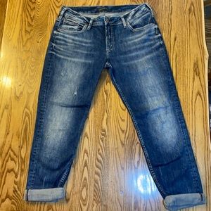 Silver maurices boyfriend blue jeans. Never worn.
